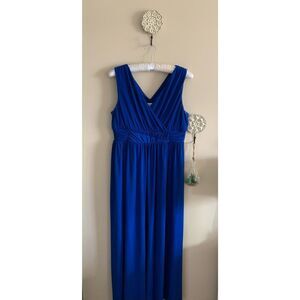 Christopher And Banks Royal Blue Sleeveless Dress